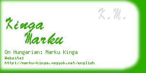 kinga marku business card